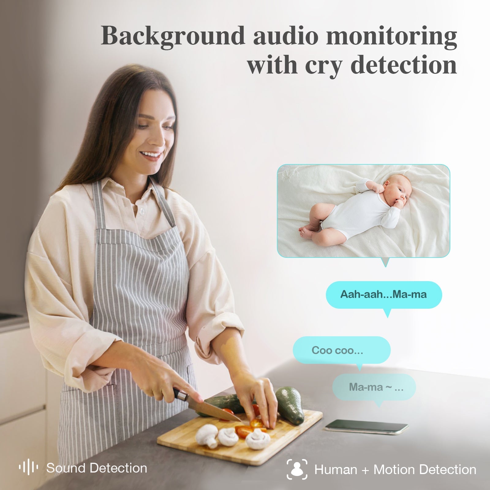 Sense-U AI Indoor Baby & Home Security Camera