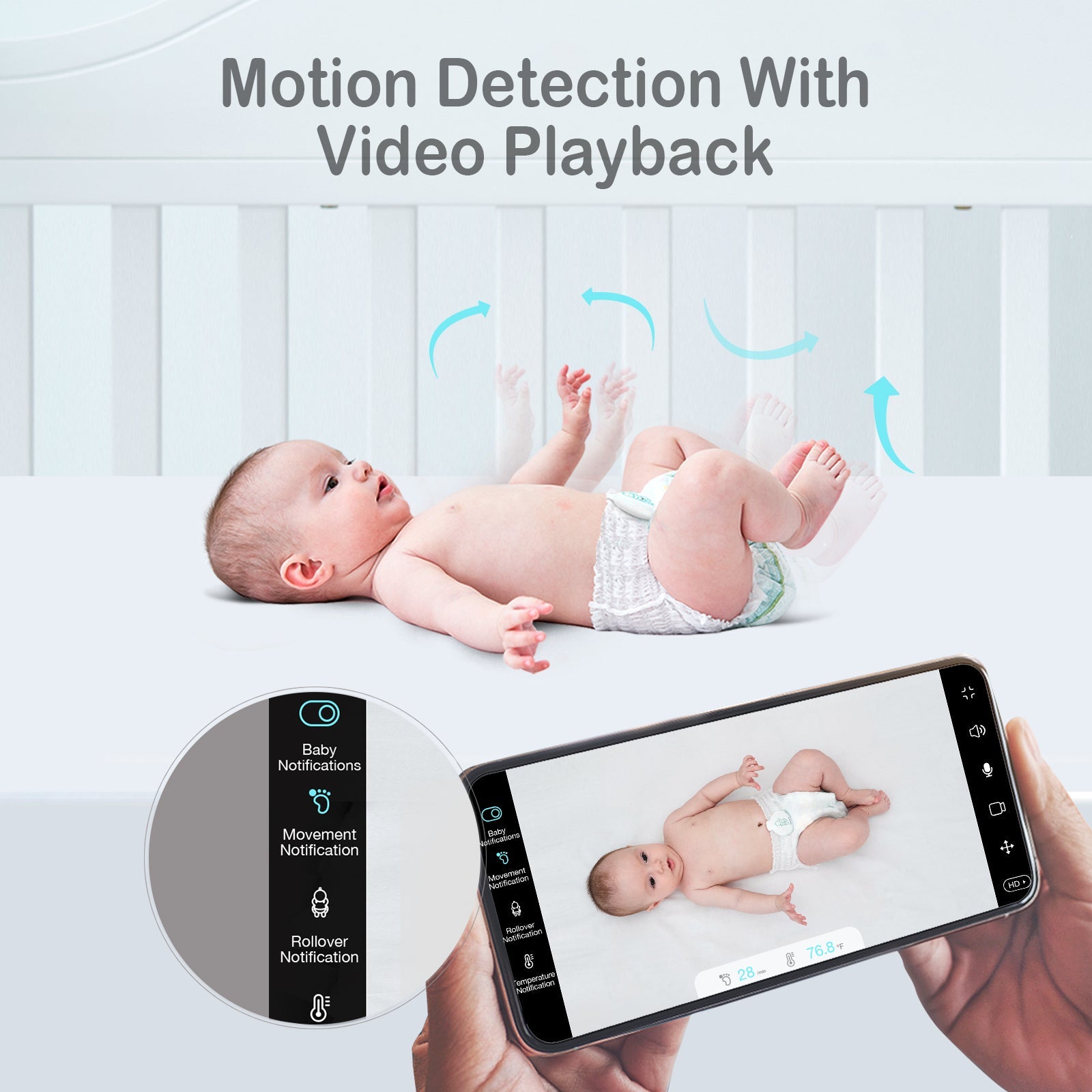 Sense-U AI Indoor Baby & Home Security Camera
